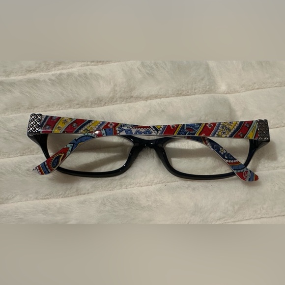 Vera Bradley Black Cat-Eye Glasses with Protective Case - Picture 7 of 8
